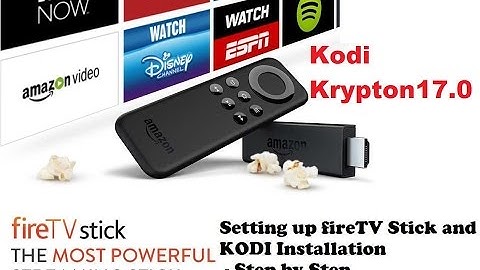 Kodi Krypton 17.0 Installation on Amazon Fire TV Stick (No Computer Needed)