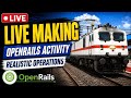 LIVE OpenRails Activity Making | Activity Creation | 22-05-26 and 23-05-26 | Stream 1 Continuation