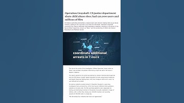 Operation Grayskull: Dark Web Child Abuse Ring Busted