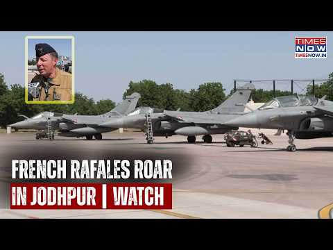Rafale Fighter Jets Flex In Jodhpur: WATCH India, France Air Power| Exercise Tarang Shakti 2026
