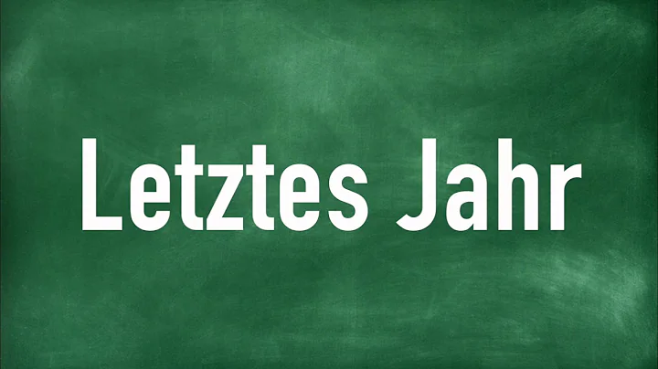 Letztes Jahr