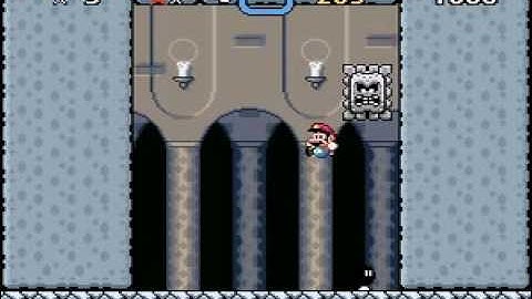 Super Mario World Custom Sprite: Homing Thwomp Boss v2.0
