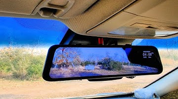 🚙 Wolfbox 4k Mirror Dash Cam. Unboxing, Install & Testing! 📹