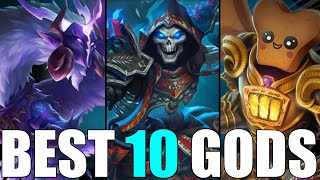 The TOP 10 GODS to win with in SMITE in 10.13!