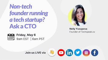 Non-tech founders running a tech startup? 👉 Ask a CTO