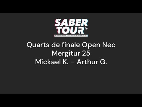 Open Nec Mergitur 25 - Quarter - KHALIL vs GAUTIER (V)