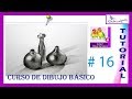 16 CURSO DIBUJO BÁSICO ✏ como dibujar copas de vidrio ✏ 01 esquema