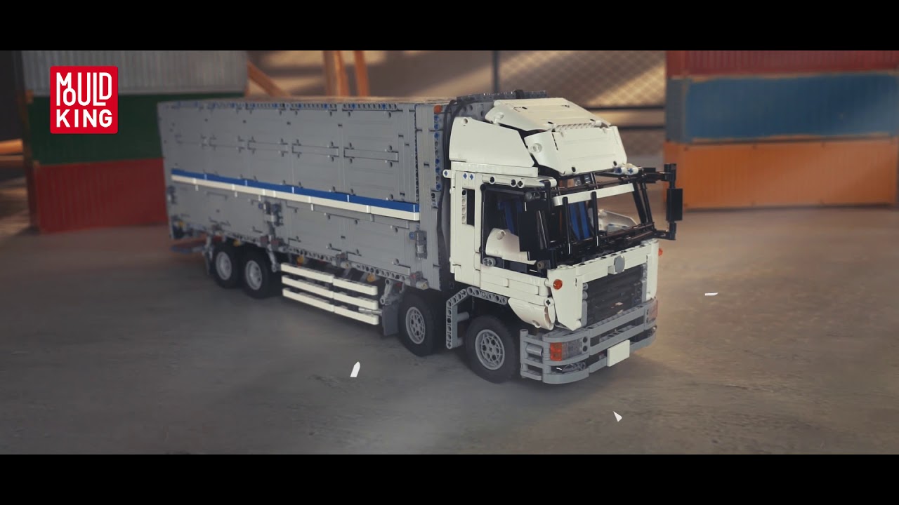 宇星模王积木Mould King 13139 Arakawa Container Truck Bricks