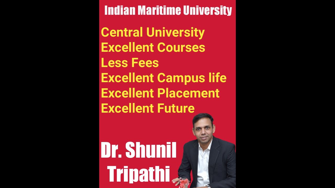 Indian Maritime University BBA In Logistics Management YouTube