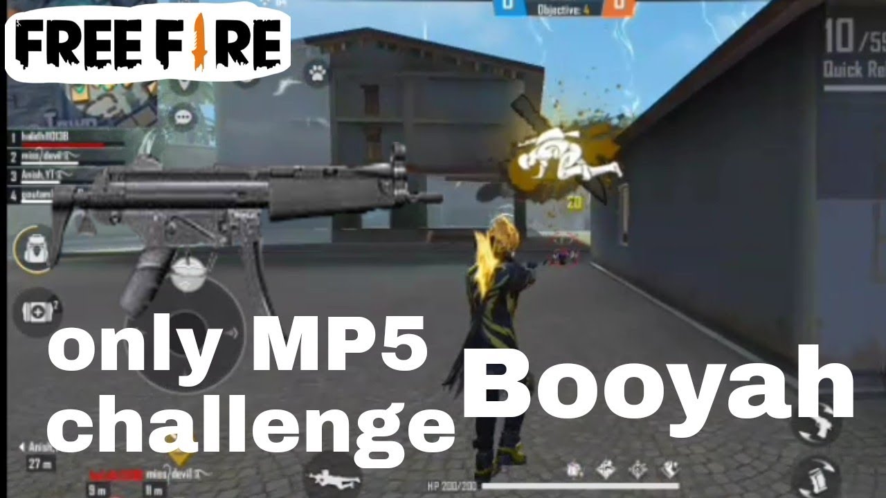 Only MP5 Gun Challenge in Clash Squad MP5 Challenge in (Garena Free Fire)