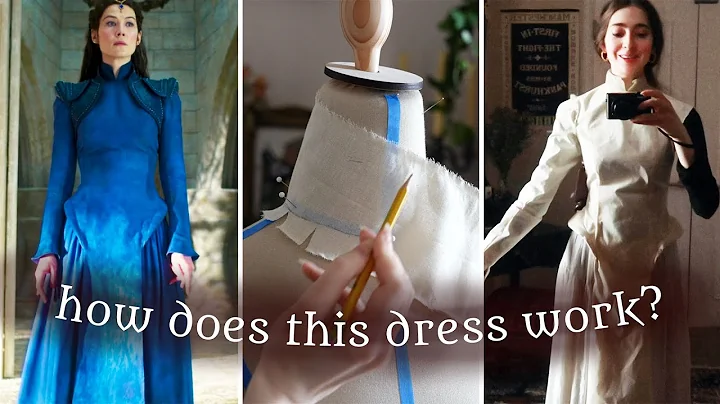 Patterning Moiraine Sedais White Tower Dress | The Wheel of Time