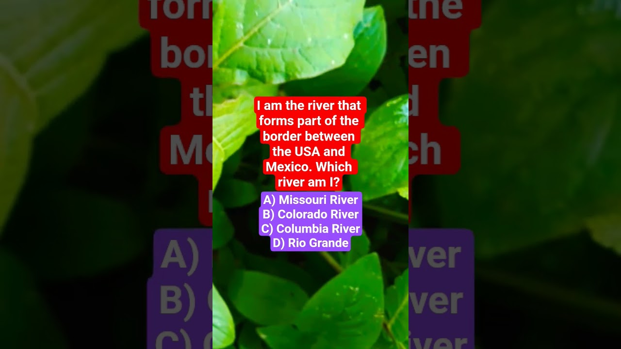 Which river am I?