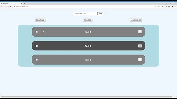 JavaScript | React:  Todo List