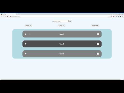 JavaScript | React:  Todo List