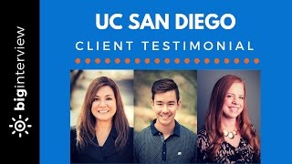 Big Interview / UC San Diego - Testimonial