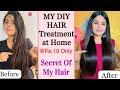 My SECRET Hair Treatment At Home || Why My Hairs Are Naturally Straighter || Keratin Treatment | SPA