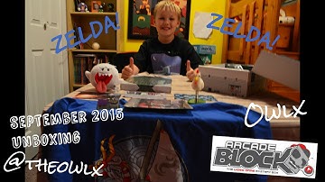 Arcade Block September 2015 Unboxing Legend of Zelda with OwlX