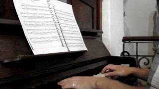 Video thumbnail of "Ondas do Danubio piano"