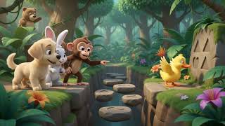 🗺️ Coco and the Treasure Map Mystery | Jungle Treasure Hunt for Kids 🐶✨