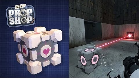 DIY Companion Cube! (Portal) - DIY Prop Shop