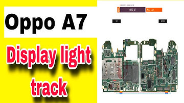 Oppo A7 display light problem solution// display light track