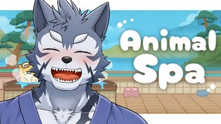 【アニマルスパ】日々の疲れにチルくて可愛い温泉を作るですだ【Vtuber/雹衛ハガル】