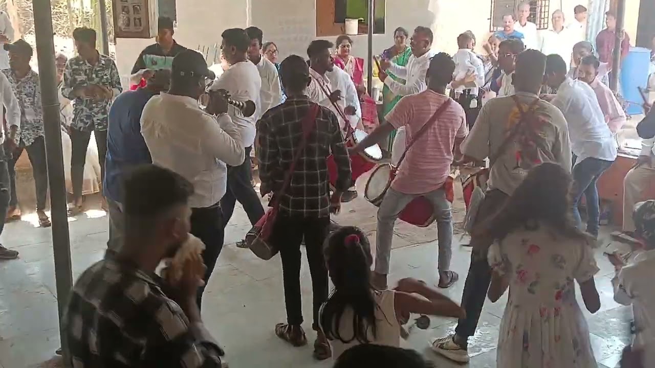 संदीप खालुबाजा सवाद🥁+लेझिम पथक कोळोसे🎺🥁🎇 भीम जयंती 2024🎊🎉