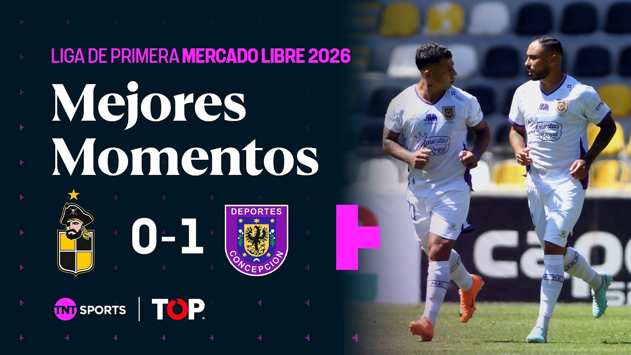 Compacto TOP | 🟡⚫Coquimbo U. 0 - 1 🟣⚪D. Concepción | Liga de Primera Mercado Libre 2026 - Fecha 5