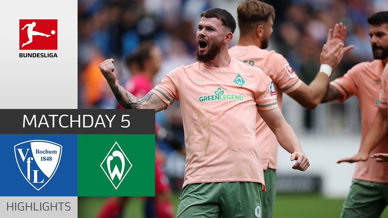 VfL Bochum - Werder Bremen 0-2 - Highlights - Matchday 5 - Bundesliga 2022/23