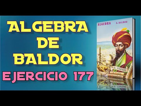 Álgebra de Baldor Desde Cero - Ejercicio 177 7