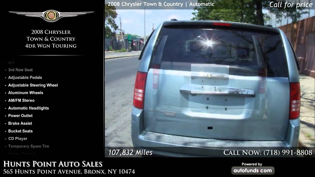 Used 2008 Chrysler Town & Country Hunts Point Auto Sales, Bronx, NY