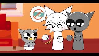 R.I.P BABY PINKI... Incredibox Sprunki - Convenience Store ORANGE PINK MUKBANG | ASMR | Animation
