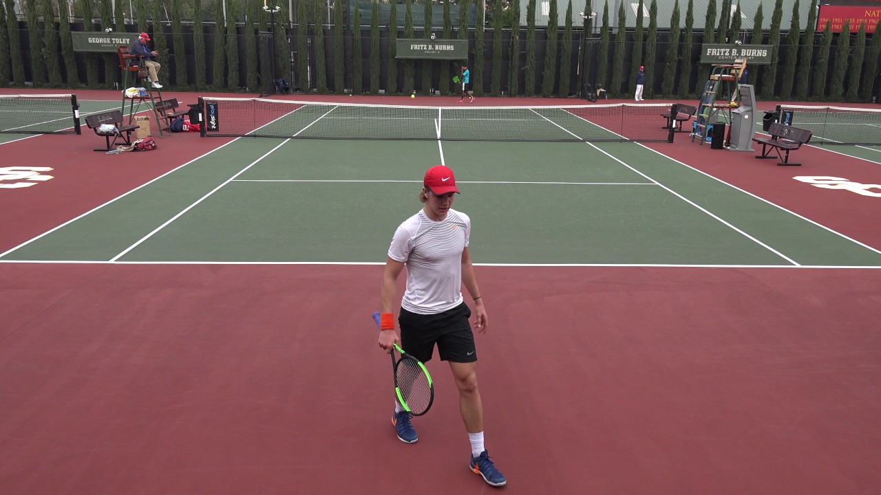 01 04 2017 Soderlund (SWE) Vs Kumar (USA) 2nd set USC LA Pro Futures 1st round