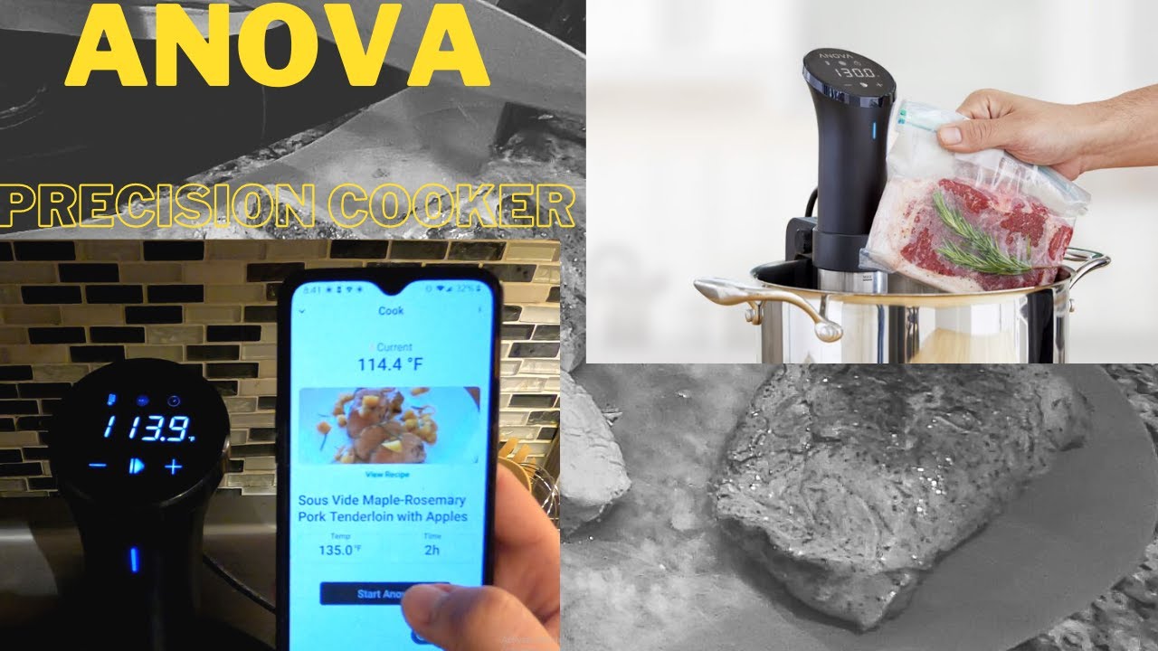 High Tech Bluetooth Cooking! Anova Nano 400 Sous Vide Demo 