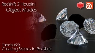 Redshift 2 Houdini - Redshift Object Matte Options