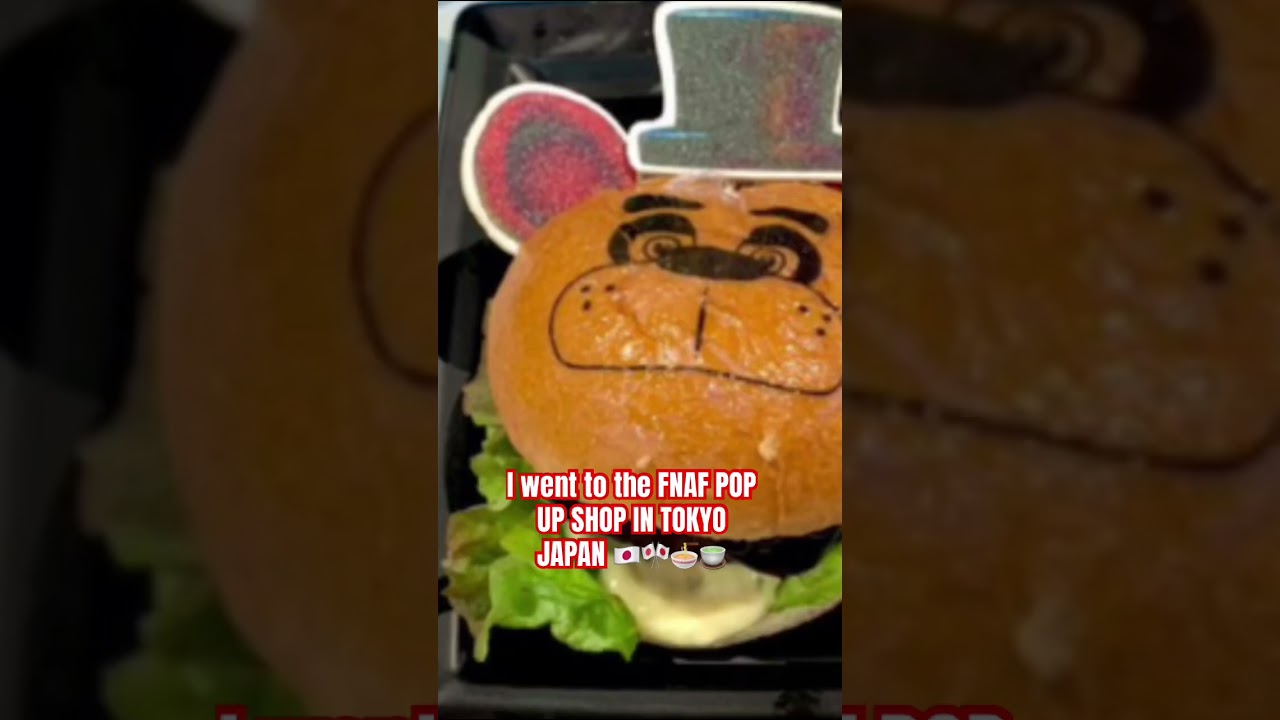 IM IN THE FNAF POP UP SHOP CAFE 🇯🇵🎌🍜🍵
