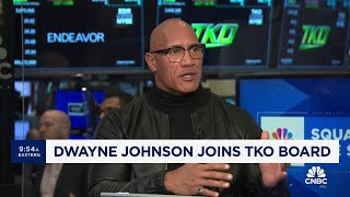 Information Dwayne Johnson on joining TKO board: I'm sitting at a board that my grandfather and dad helped build Update