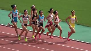 20231007 R5 全九州高校新人陸上 女子800m予選1~3組 (HD)
