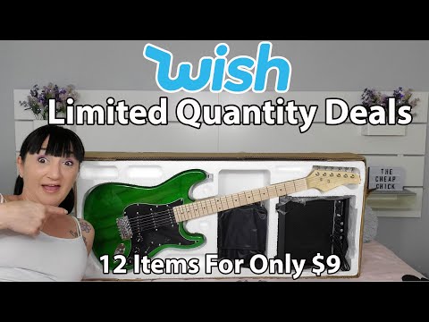 WISH Limited Quantity Deals Part 5 | 50 Cents With 25 Cents Shipping | I Got The Guitar