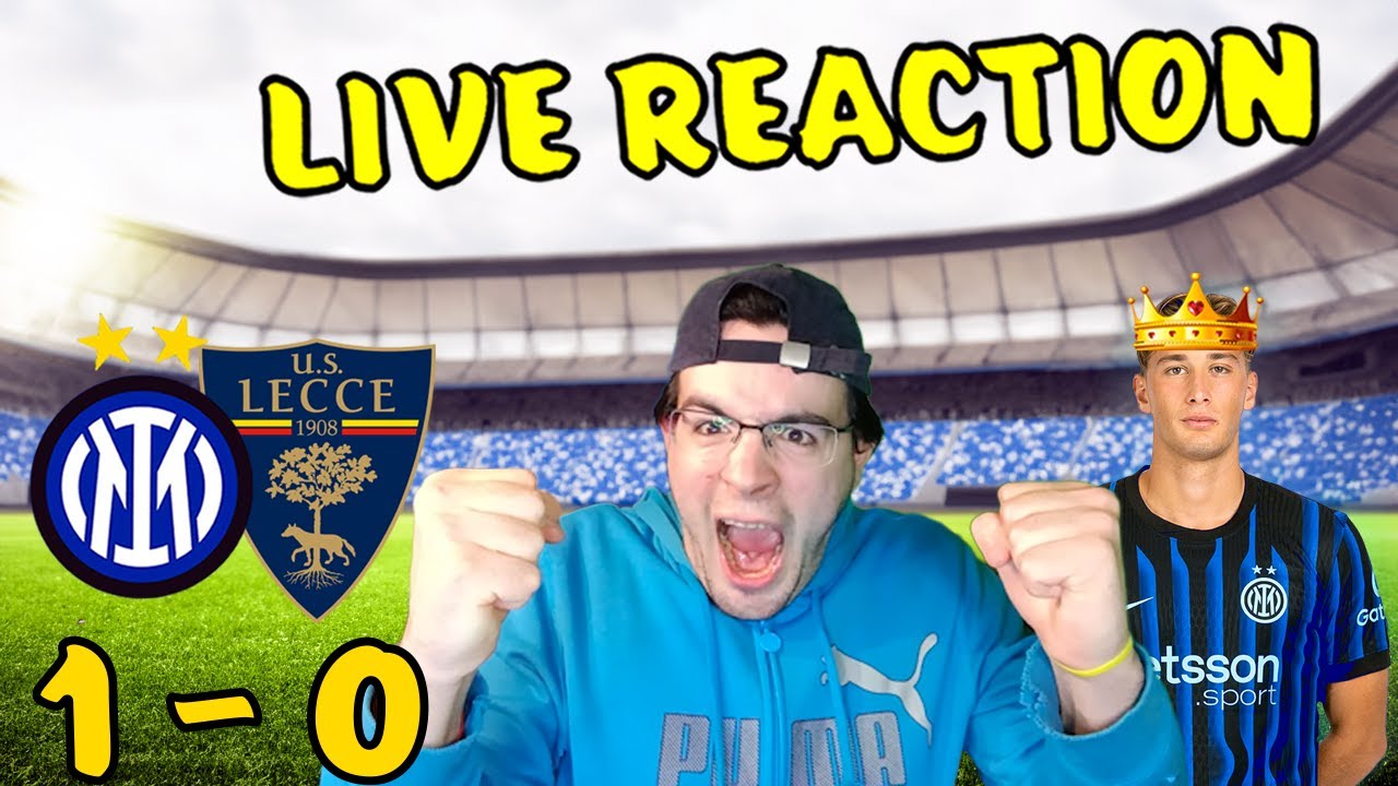 PIO MEGLIO DI HAALAND | INTER - LECCE 1 A 0 [LIVE REACTION] 
