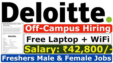 Deloitte Recruitment 2025 | Deloitte Vacancy 2025 | Salary: 4 LPA | Deloitte Jobs 2025 | Fresher Job
