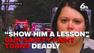 Pennsylvania woman allegedly shot husband to 'show him a lesson' about gun safety, state police say