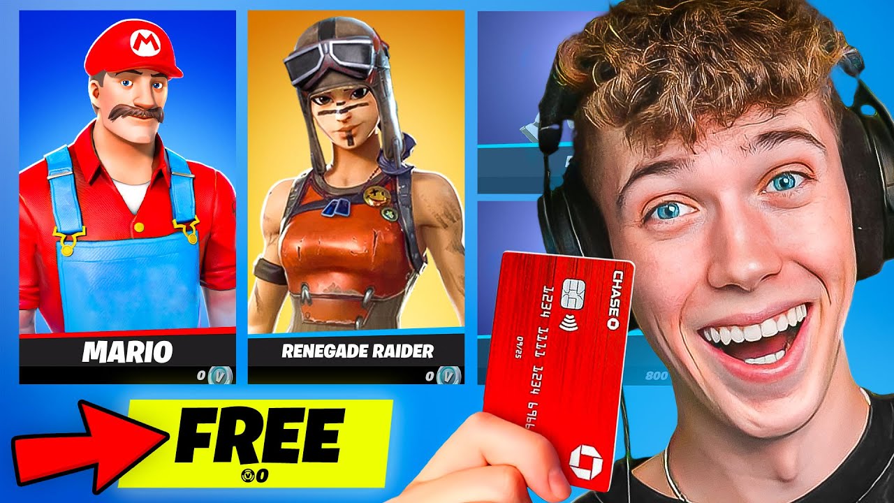 I Opened a FREE Rare Skin Store in Fortnite!