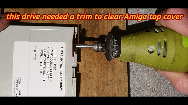 PC Floppy drive in an Amiga A500