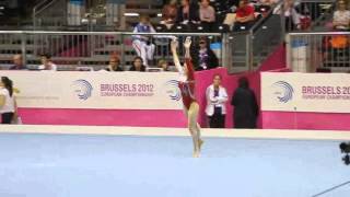 Eliane SCHREIBER SUI, Floor Junior Qualification, European Gymnastics Championships 2012