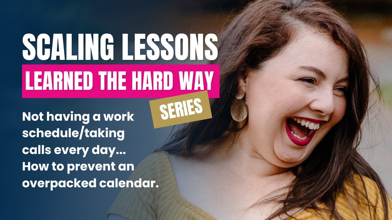 Day 4 of 4: Scaling Lessons Learned the HARD Way - YouTube