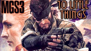 10 Little Things - Metal Gear Solid 3 Snake Eater Cool Details (Spoliers)