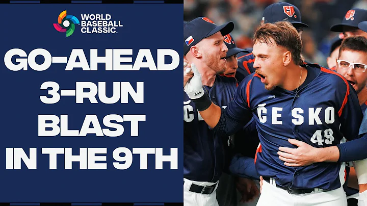 Martin Muzik with a MASSIVE home run to give Czech Republic the lead over China!!