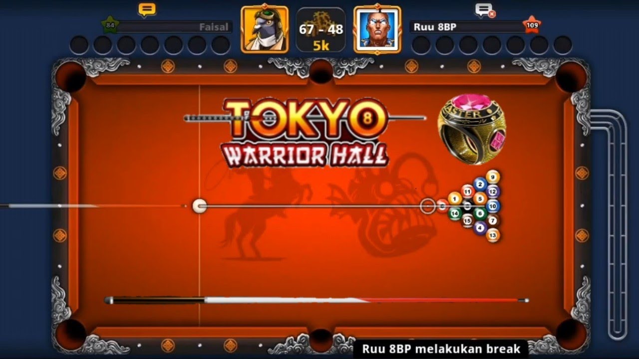 EPIC GAME & TRICKSHOOT WITH Ruu 8BP LEVEL 109 IN TOKYO 8BallPool - YouTube