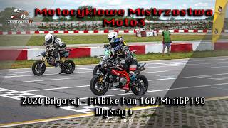 Wyścig 1 - PitBike Fun 160/MiniGP - Biłgoraj 2026 - Motocyklowe Mistrzostwa Moto3 DuszanTeam